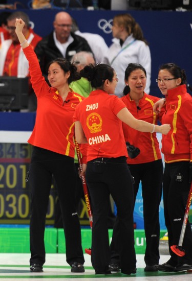 中国冰壶队队服图片
