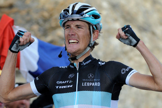 图文-环法自行车赛第18赛段赛况冠军无比兴奋