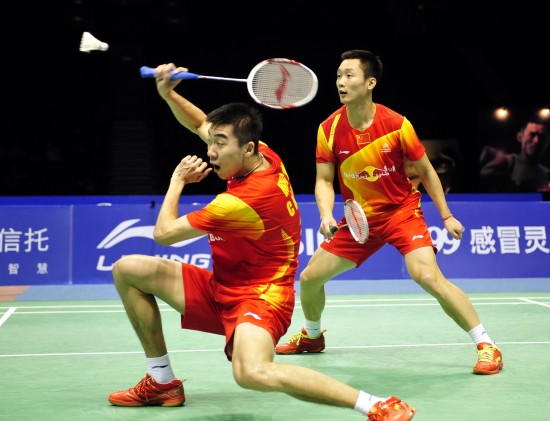 图文羽联超级系列赛总决赛洪伟沈烨不敌日本组合