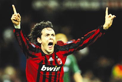 图文:因扎吉破欧冠进球纪录