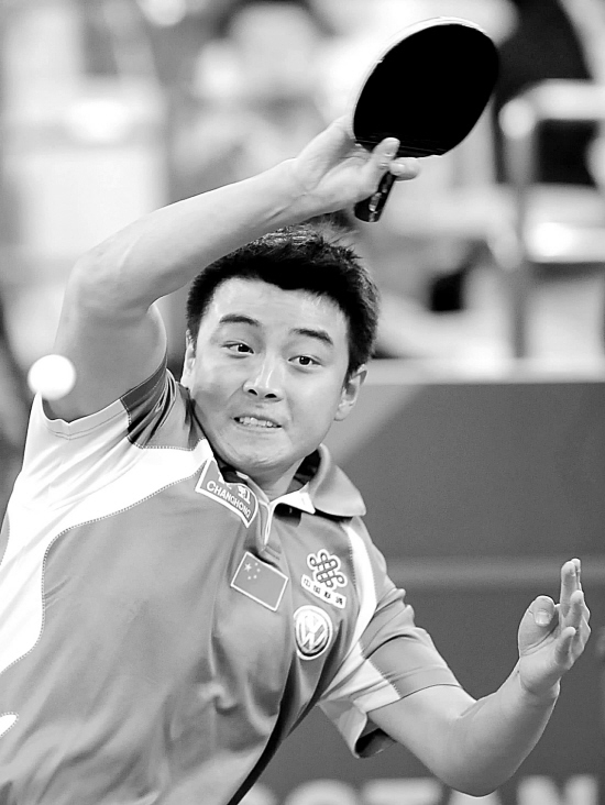 王皓都只收获了银牌,但先后战胜了柳承敏,王励勤的王皓已经赢得了冲击