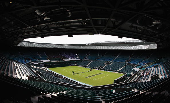 图文温网男单首日群雄鏖战崭新的战场