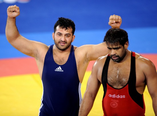 图文-男子古典式摔跤120公斤级决赛 胜者为王